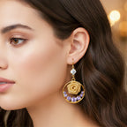 Gold Hoop Earrings GWE -159
