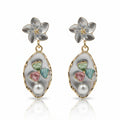 Floral Pearl Earrings GWE -196