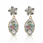 Floral Pearl Earrings GWE -196