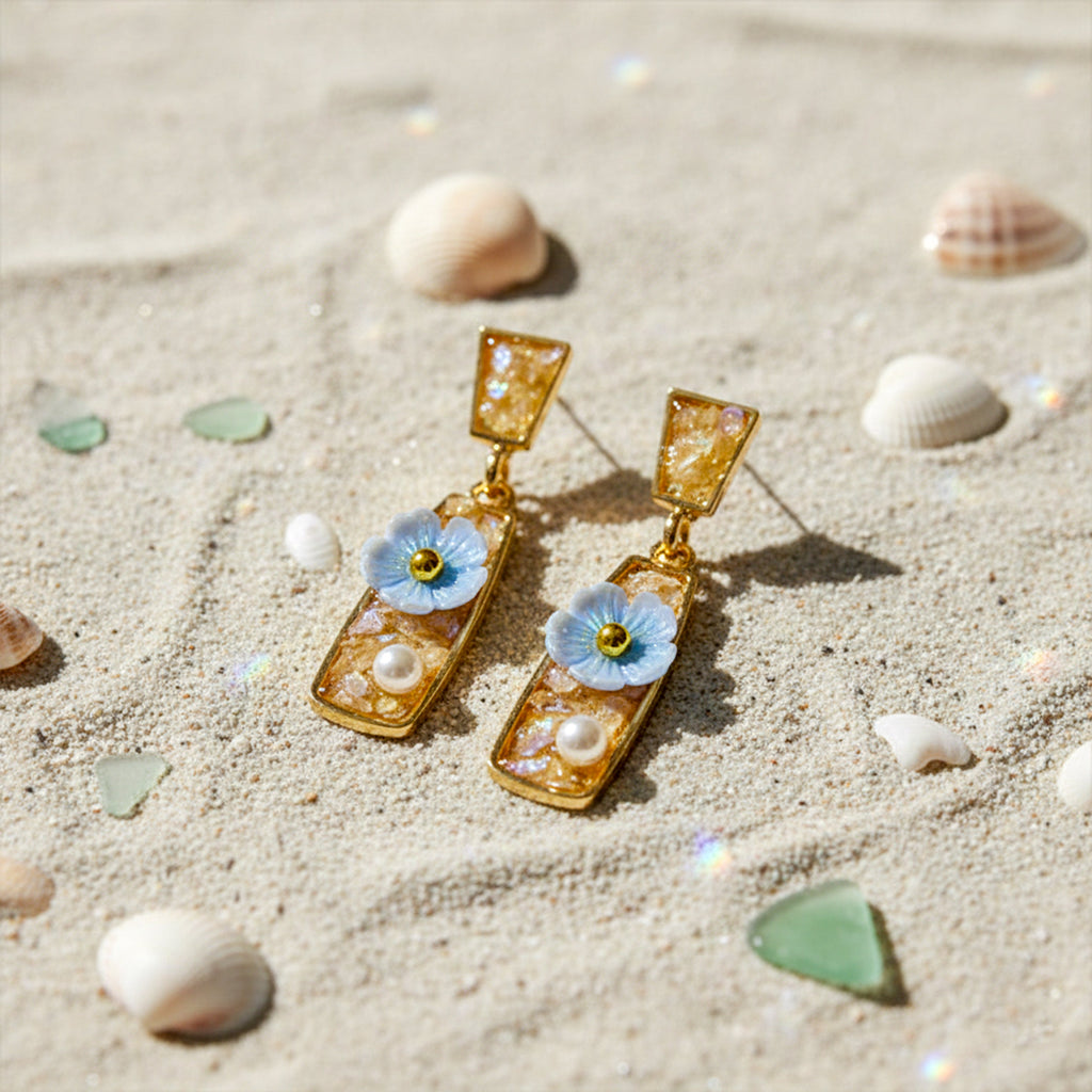 Golden Bloom Earrings GWE -241