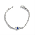 Blue Evil Eye Tennis Bracelet GWB -124
