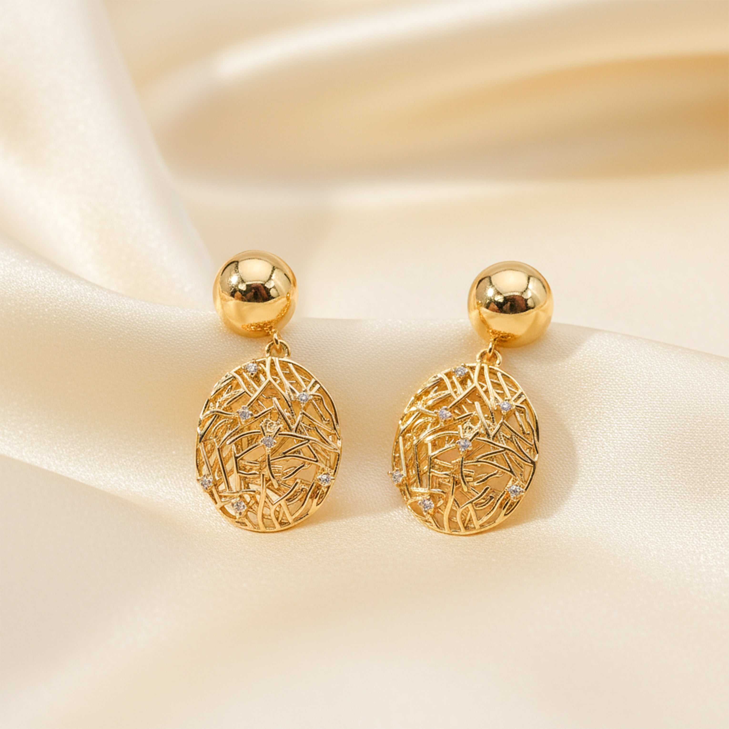Sunora Weave Drops earrings GWE -13