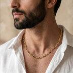 Men’s Gold Tone Infinity Link Chain GMC -25