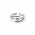 Silver Radiance Bow Ring GWR -55