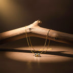Minimalist Tri-Tone Necklace GWN -61