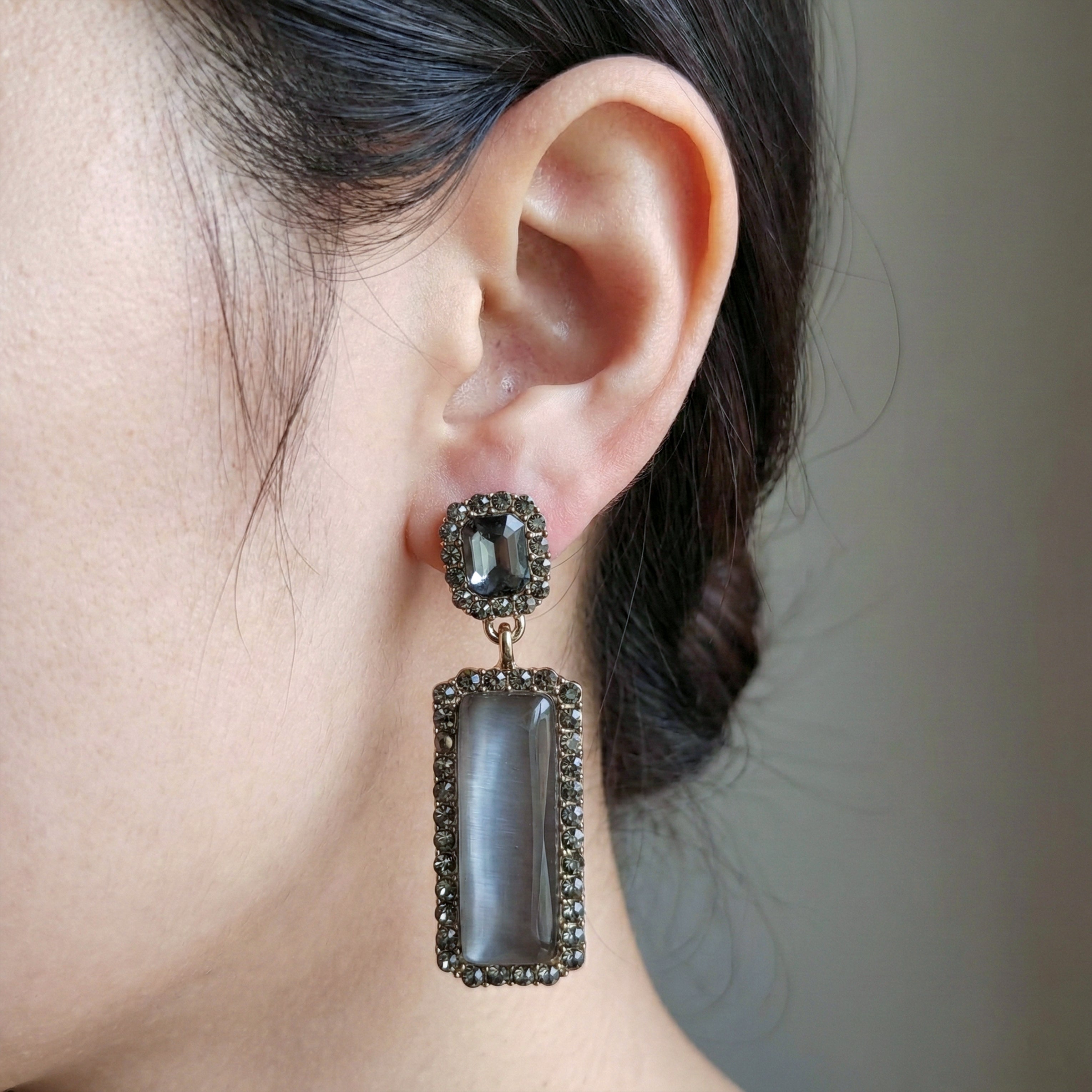 Rectangular Drop Earrings GWE -187