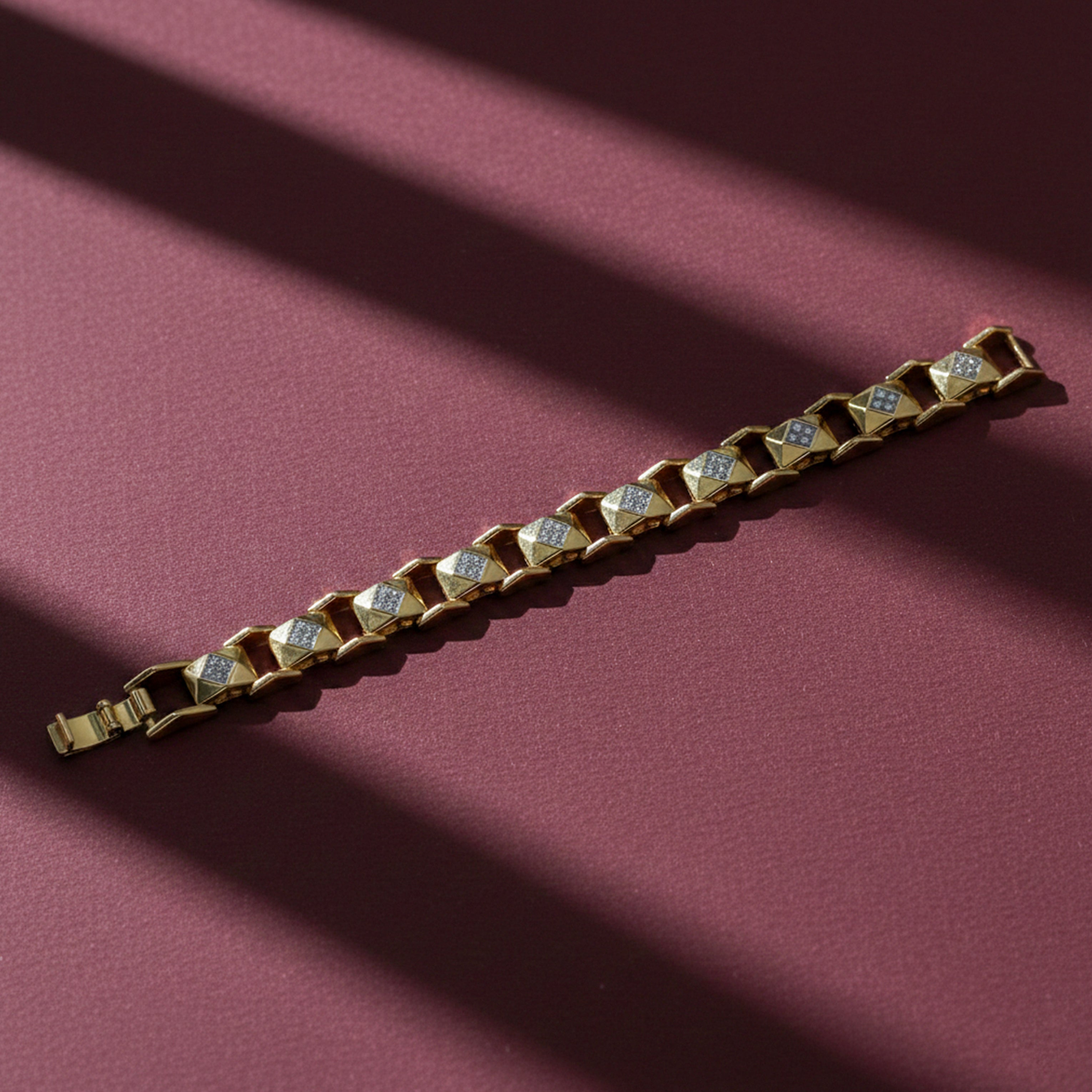 Men’s Gold-Tone Geometric Bracelet GMB -1