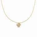 Crystal Clover Pendant Necklace GWN -125