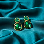Emerald Square Earrings GWE -152