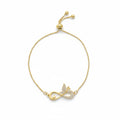 Infinity Butterfly Adjustable Bracelet GWB -167