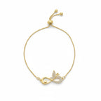 Infinity Butterfly Adjustable Bracelet GWB -167