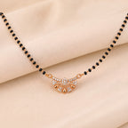Rose Gold Floral Drop Mangalsutra GM -57