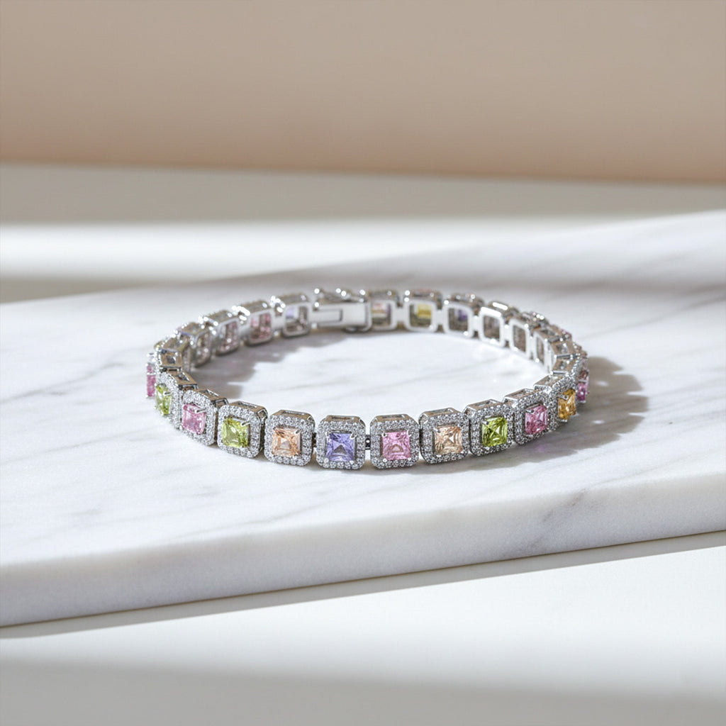 Princess Cut Bracelet GWB -145