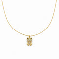 Bear Crystal Pendant Necklace GWN -133