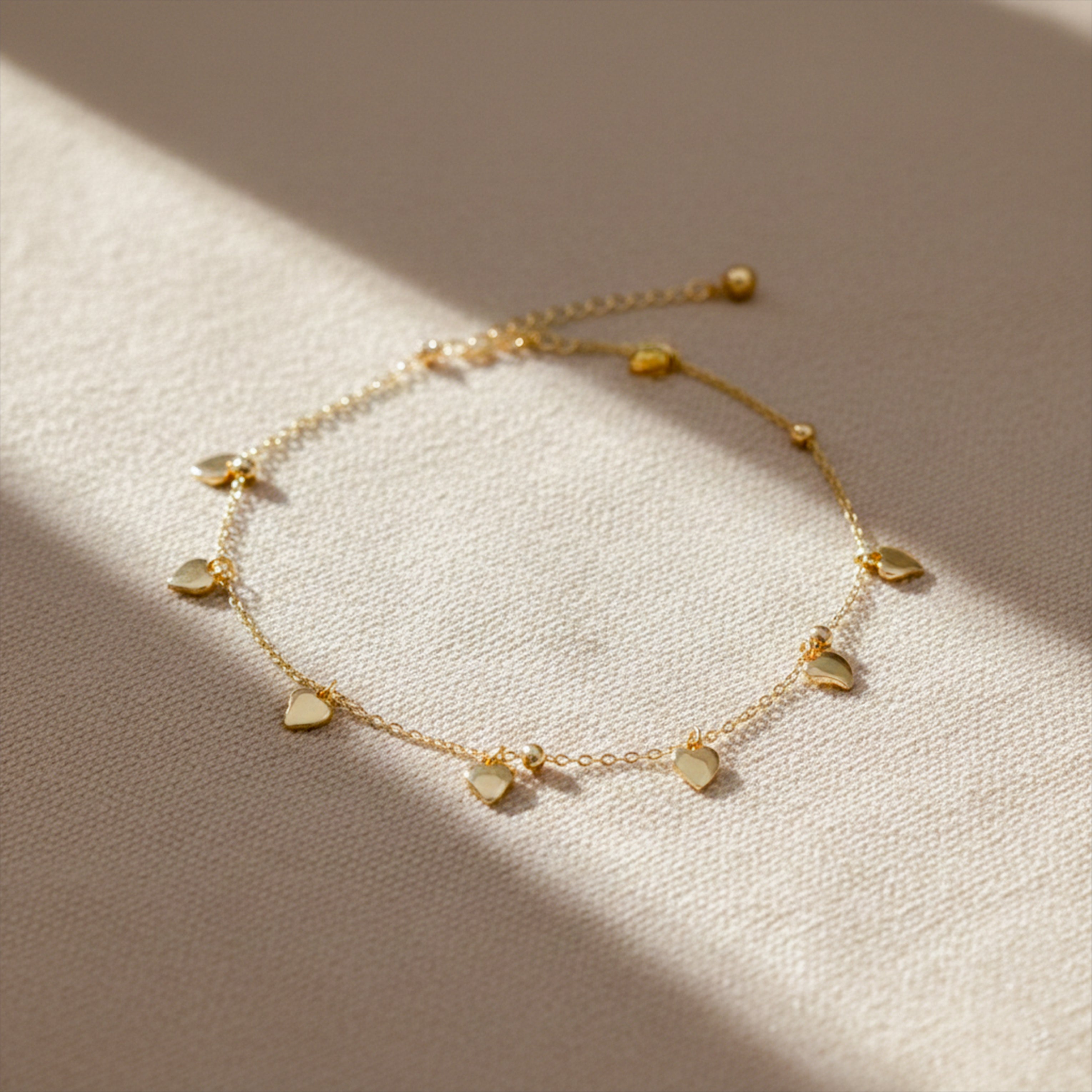 Mini Heart Charm Anklet GWA -51