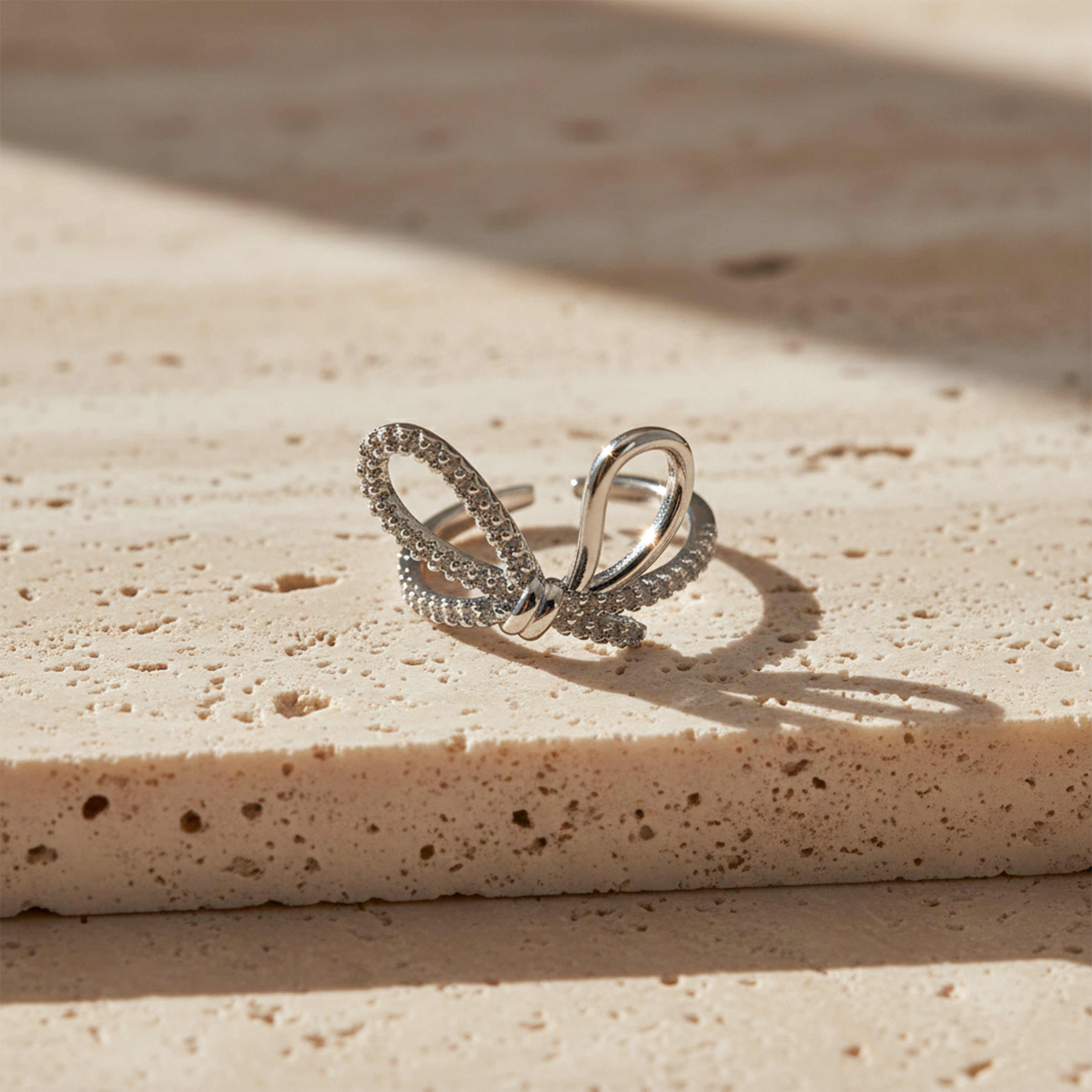Bow Knot Adjustable Ring GWR -57