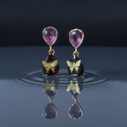 Butterfly Teardrop Earrings GWE -221