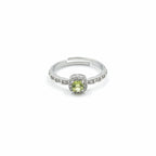 Emerald Glow Halo Ring GWR -39