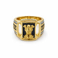 Men’s Gold-Tone Buddha Statement Ring GMR -12