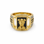 Men’s Gold-Tone Buddha Statement Ring GMR -12