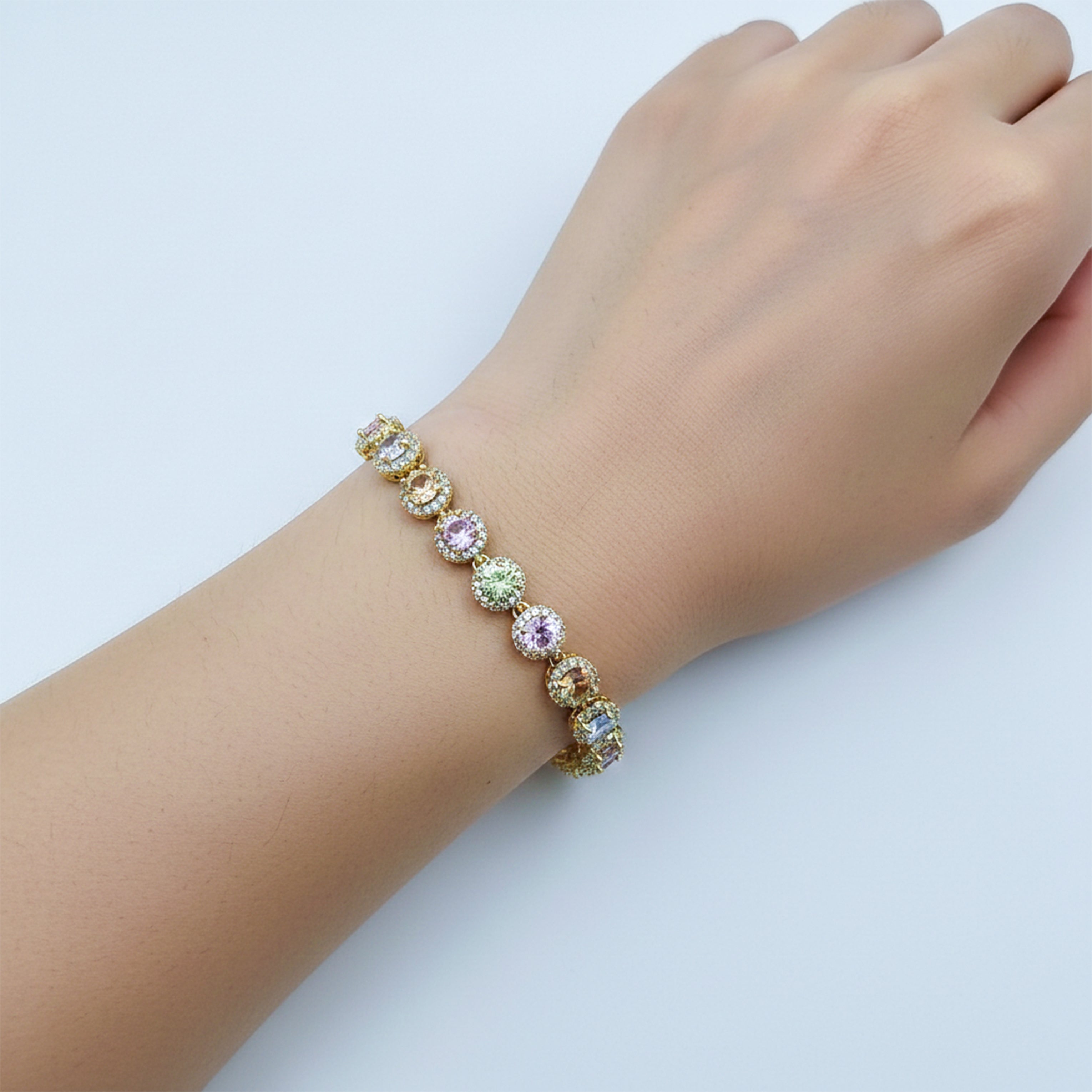 Gold Multi-Color Bracelet GWB -149