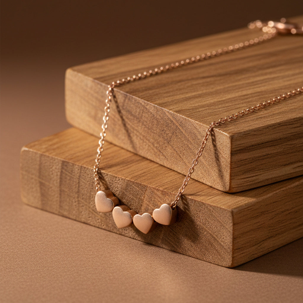 Bharati Rose Gold Necklace GWN -28