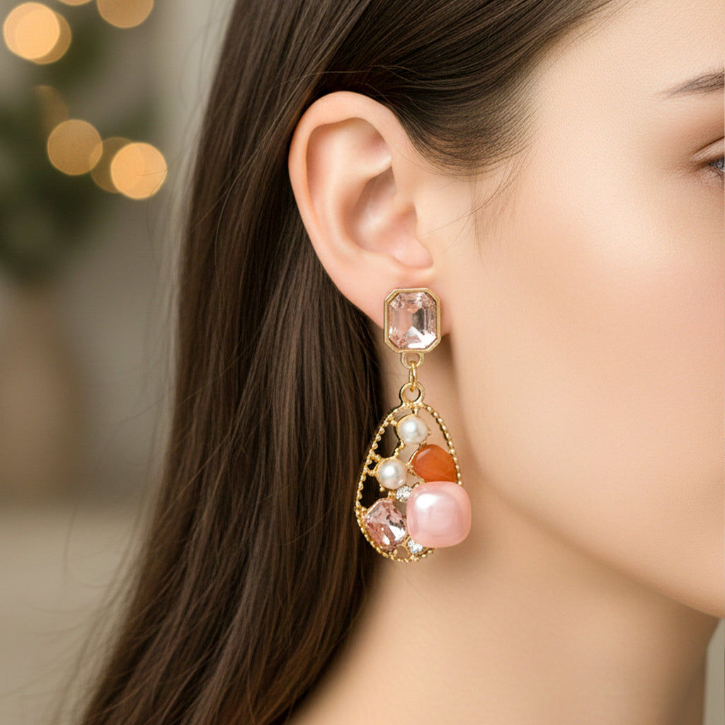 Pearl Drop Earrings GWE -197
