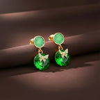 Green Butterfly Earrings GWE -226
