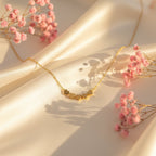 Golden Hearts Necklace GWN -9