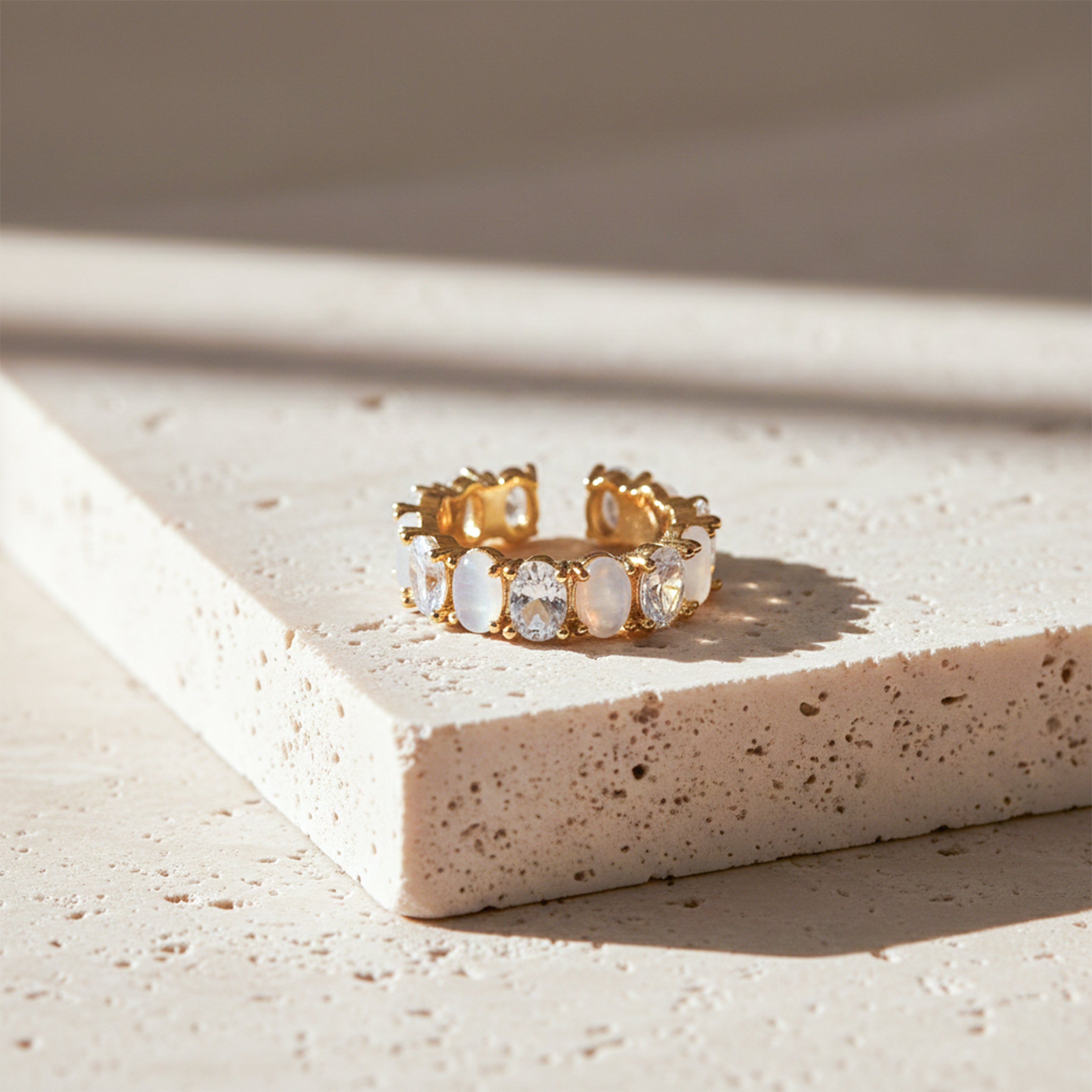 Golden Crown Cuff Ring GWR -22