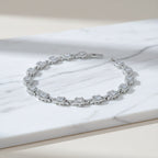 Silver Princess Halo Bracelet GWB -143