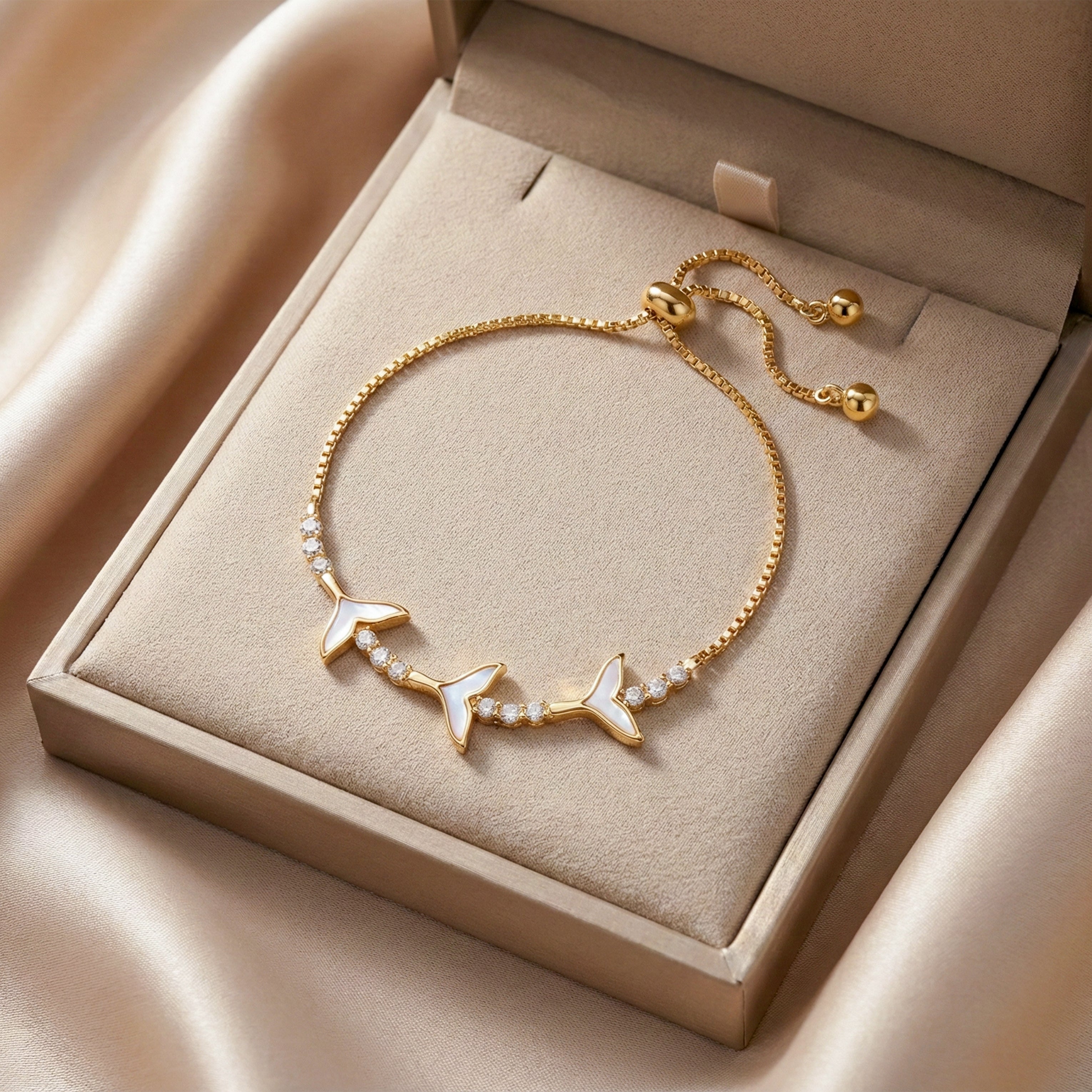 Resin Fish tail Women Bracelet GWB -16
