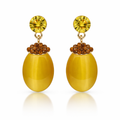 Mustard Yellow Earrings GWE -210