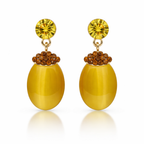 Mustard Yellow Earrings GWE -210