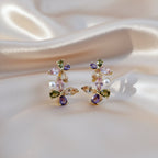 Bloom Pearl Stud Earrings GWE -155