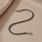 Blue Silver Tennis Bracelet GWB-77