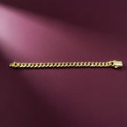 Men’s Gold-Tone Cuban Link Bracelet GMC -12