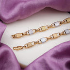 Men’s Gold & Silver Textured Link Chain GMC -12