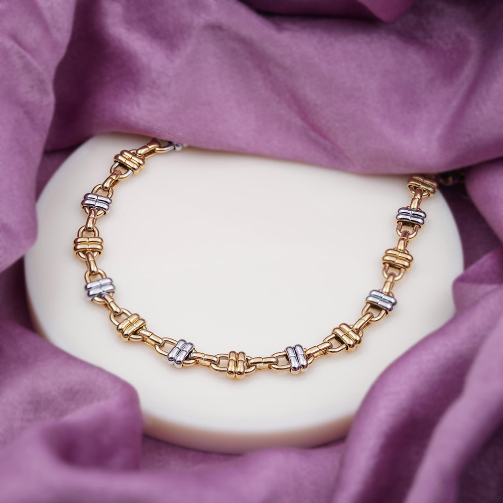 Men’s Gold & Silver Dual-Tone Link Chain GMC -6