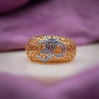 Men’s Gold Om Symbol Ring GMR -4