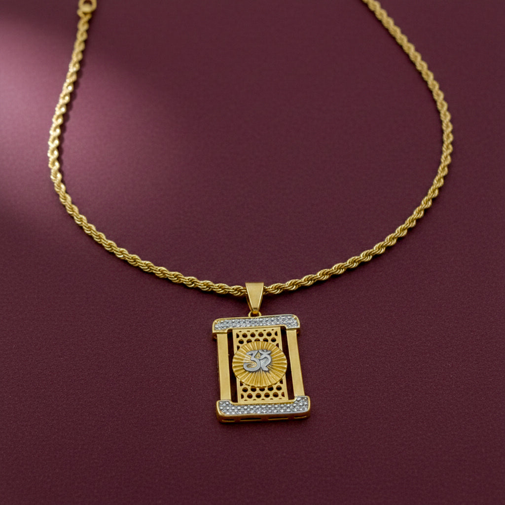 Men’s Om Pendant Chain GMC -6