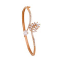WibeStone Rose Gold Floral Diamond Bracelet
