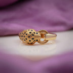 Men’s Gold Leopard Head Ring GMR -3