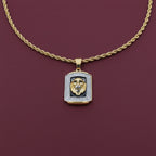 Men’s Lion Face Pendant Chain GMC -3