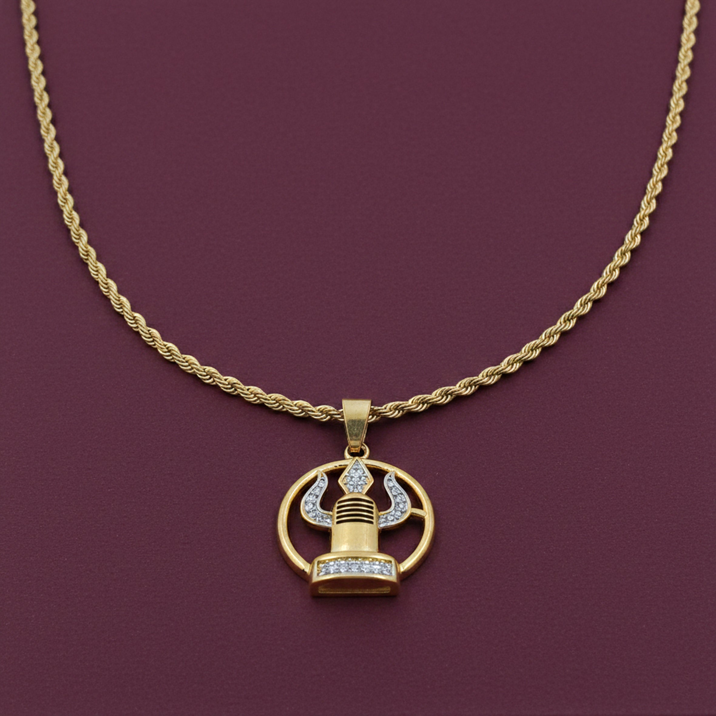 Men’s Trishul Pendant Chain GMC -7