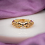 Men’s Gold Lion Head Ring GMR -2