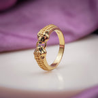 Men’s Gold Lion Head Ring GMR -2