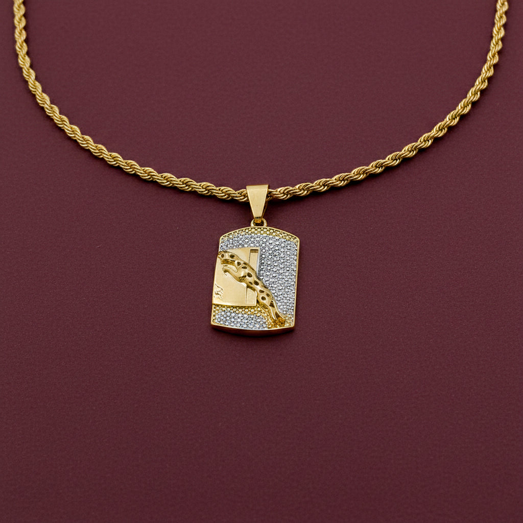 Men’s Leopard Pendant Chain GMP -1