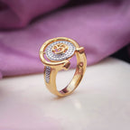 Men’s Gold Om Two-Tone Ring GMR -6