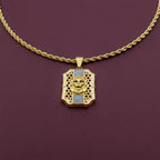 Men’s Lion Shield Pendant Chain GMP -4